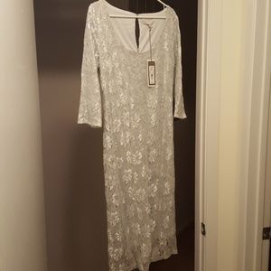 NY&C Eva Mendes Coll - Silver Sequence Dress